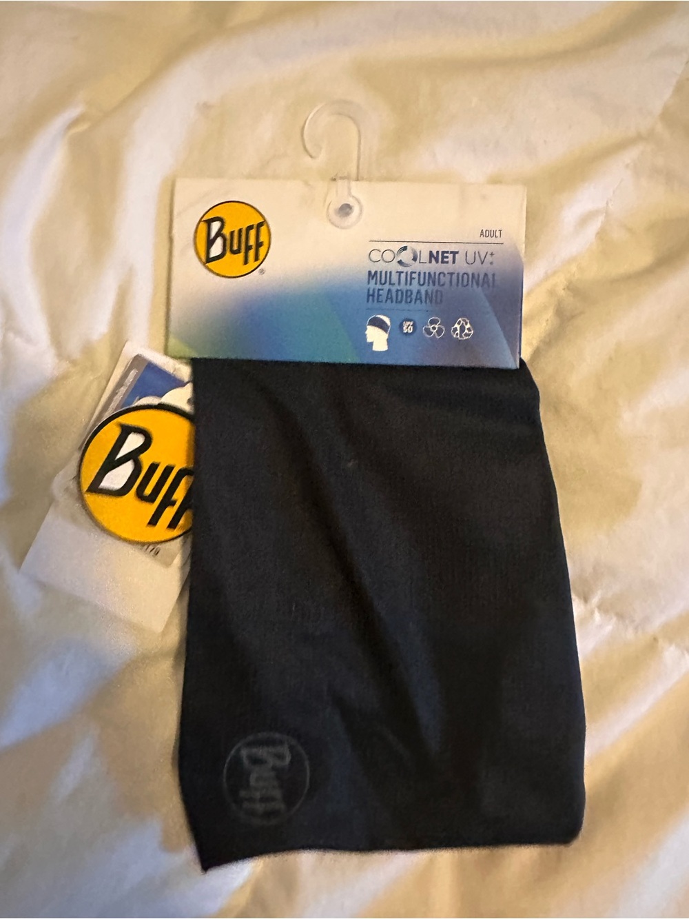Buff CoolNet UV+ Multifunctional Headband - Adult - UPF 50 - Black (jy20)